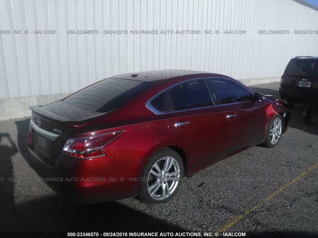 1N4BL3AP3DN434828 - 2013 NISSAN ALTIMA 3.5S/3.5SV/3.5SL RED photo 4