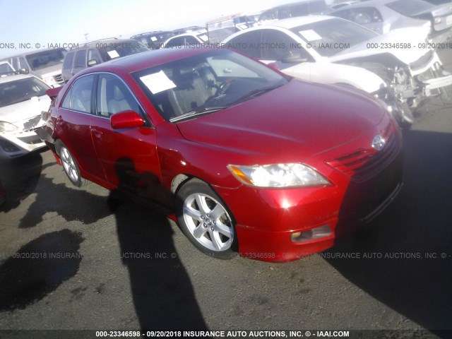 4T1BE46K58U252434 - 2008 TOYOTA CAMRY CE/LE/XLE/SE RED photo 1