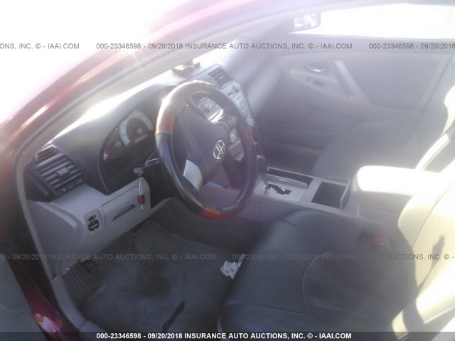 4T1BE46K58U252434 - 2008 TOYOTA CAMRY CE/LE/XLE/SE RED photo 5