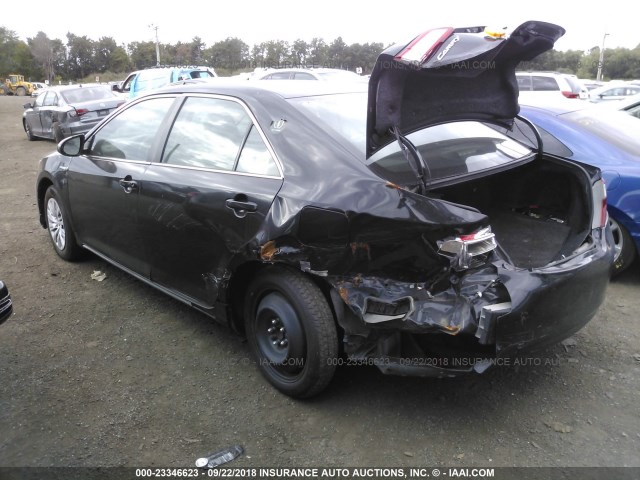 4T1BD1FK6EU139914 - 2014 TOYOTA CAMRY HYBRID/LE/XLE 黑色 照片 3