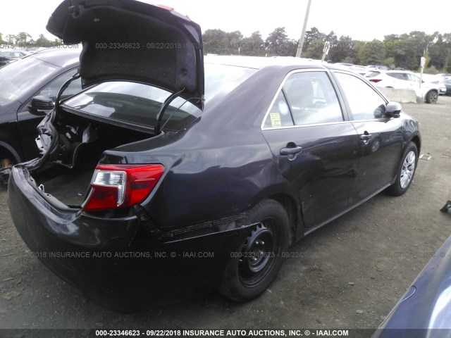 4T1BD1FK6EU139914 - 2014 TOYOTA CAMRY HYBRID/LE/XLE 黑色 照片 4