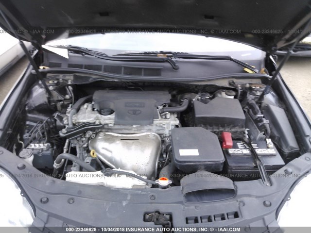 4T4BF1FK6GR540124 - 2016 TOYOTA CAMRY LE/XLE/SE/XSE BLACK photo 10