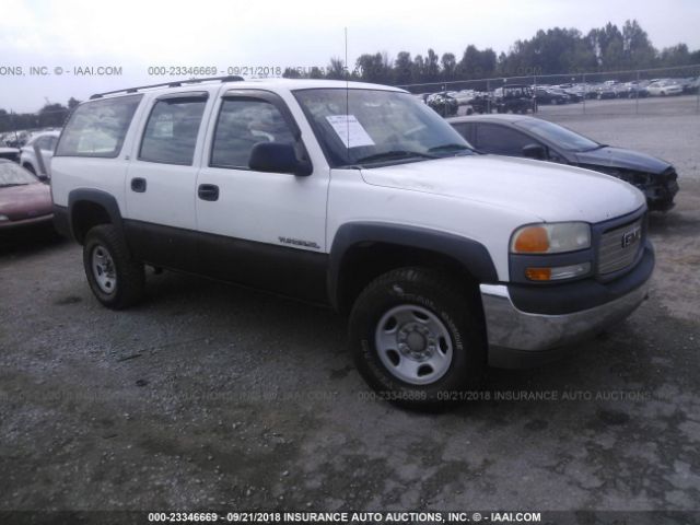 3GKGK26U22G324620 - 2002 GMC YUKON XL K2500 WHITE photo 1