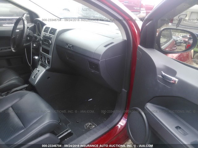 1B3HB78K18D795495 - 2008 DODGE CALIBER R/T RED photo 5