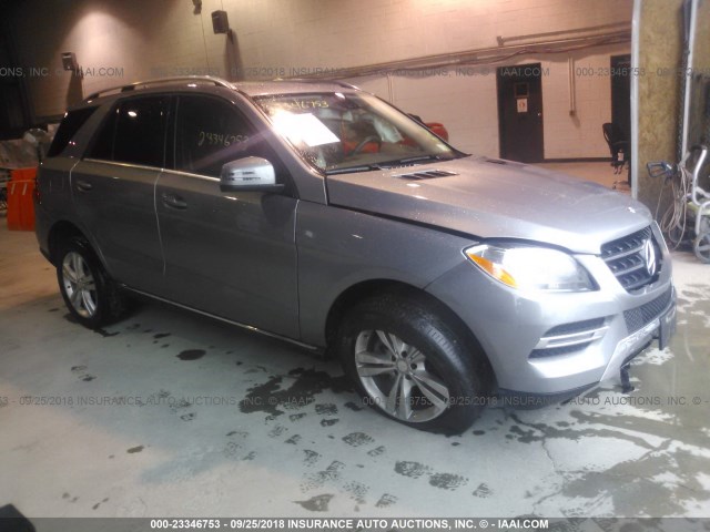 4JGDA0EB9FA573325 - 2015 MERCEDES-BENZ ML 250 BLUETEC GRAY photo 1