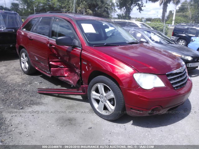 2A8GM68X48R609190 - 2008 CHRYSLER PACIFICA TOURING RED photo 1