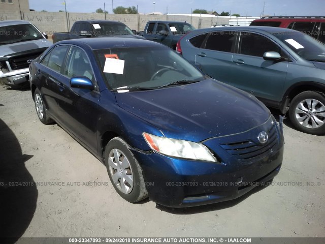 JTNBE46K373097208 - 2007 TOYOTA CAMRY NEW GENERAT CE/LE/XLE/SE BLUE photo 1
