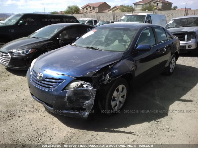 JTNBE46K373097208 - 2007 TOYOTA CAMRY NEW GENERAT CE/LE/XLE/SE BLUE photo 2
