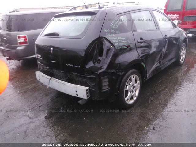 5Y2SM67059Z430251 - 2009 PONTIAC VIBE BLACK photo 6