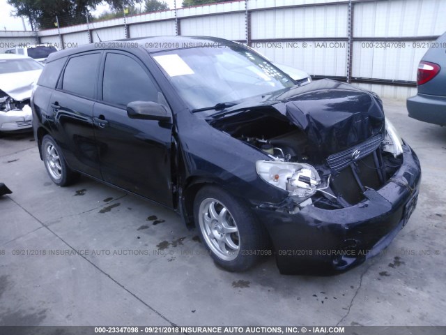 2T1KR32EX8C708623 - 2008 TOYOTA COROLLA MATRIX XR BLACK photo 1