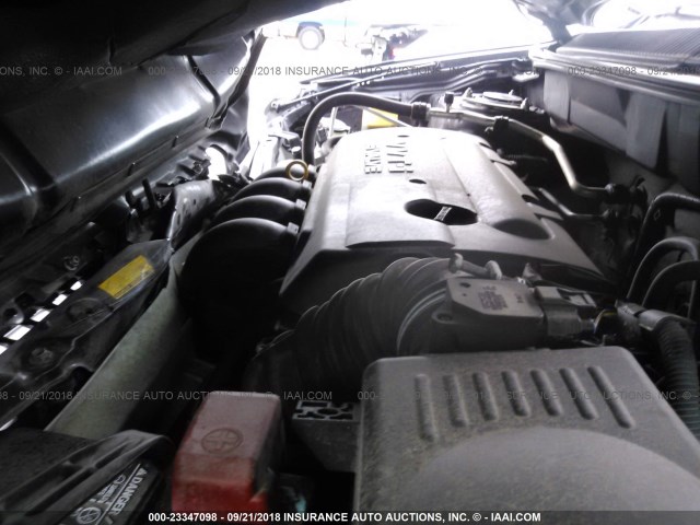 2T1KR32EX8C708623 - 2008 TOYOTA COROLLA MATRIX XR BLACK photo 10