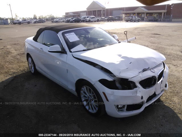 WBA1K9C53GV322748 - 2016 BMW 228 I/SULEV WHITE photo 1