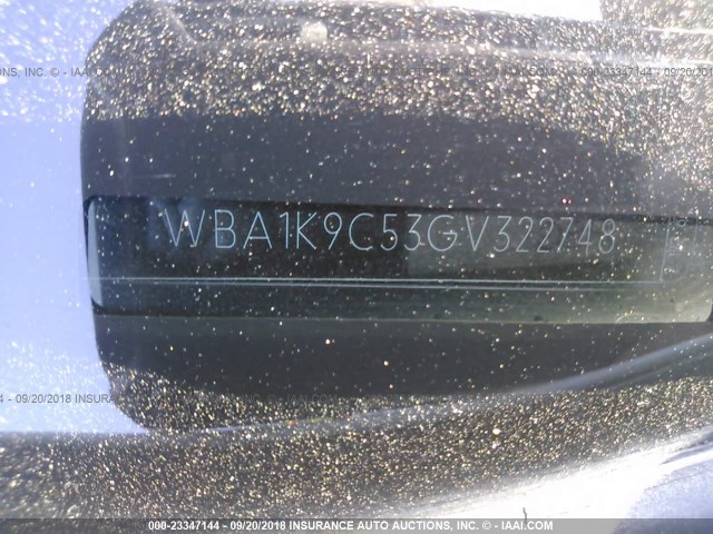 WBA1K9C53GV322748 - 2016 BMW 228 I/SULEV WHITE photo 9