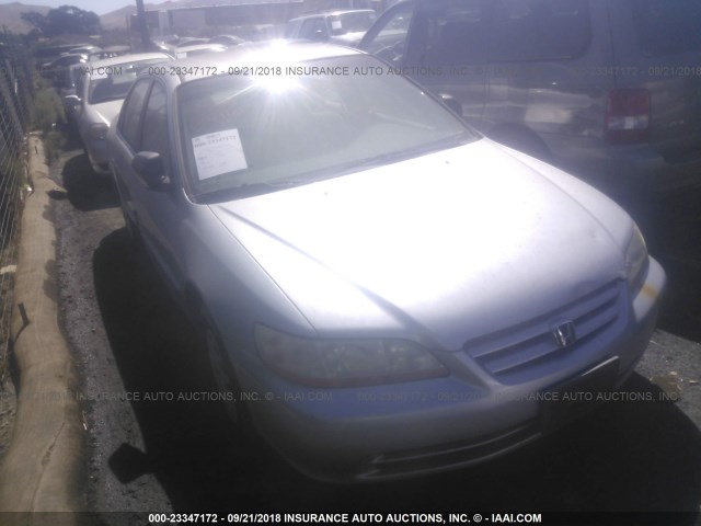 1HGCF86621A081991 - 2001 HONDA ACCORD VALUE SILVER photo 1