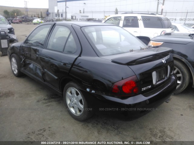 3N1AB51D14L471888 - 2004 NISSAN SENTRA SE-R SPEC V BLACK photo 3