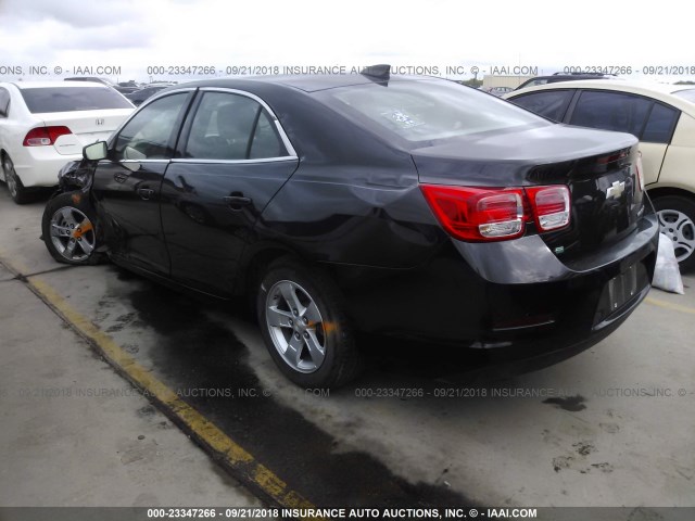1G11B5SL6FF172311 - 2015 CHEVROLET MALIBU LS შავი ფოტო 3