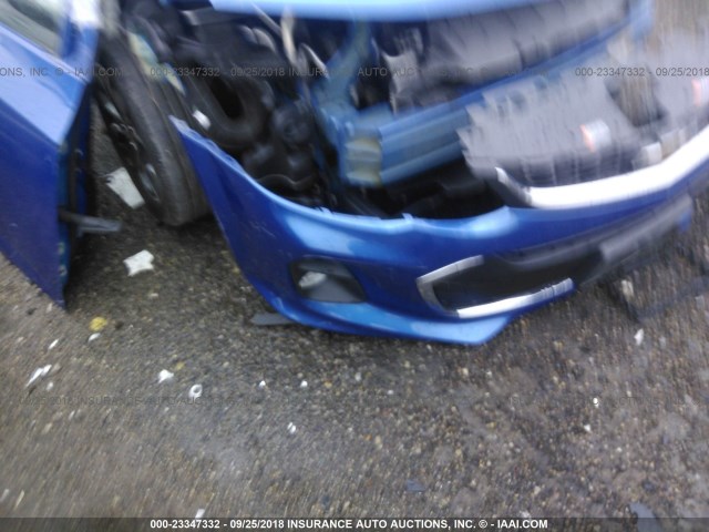 1G1JD5SH8H4149813 - 2017 CHEVROLET SONIC LT BLUE photo 6