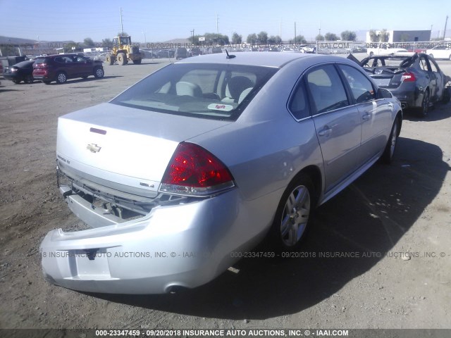 2G1WB5E37G1171727 - 2016 CHEVROLET IMPALA LIMITED LT SILVER photo 4