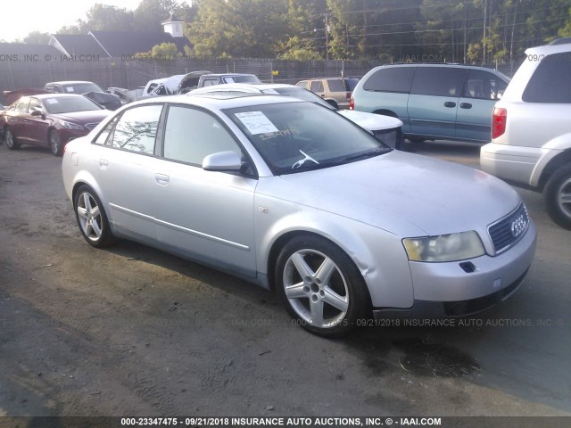 WAUJC68E73A243296 - 2003 AUDI A4 1.8T SILVER photo 1