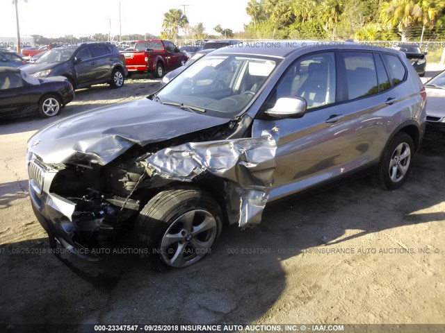 5UXWX5C51BL712446 - 2011 BMW X3 XDRIVE28I GRAY photo 2