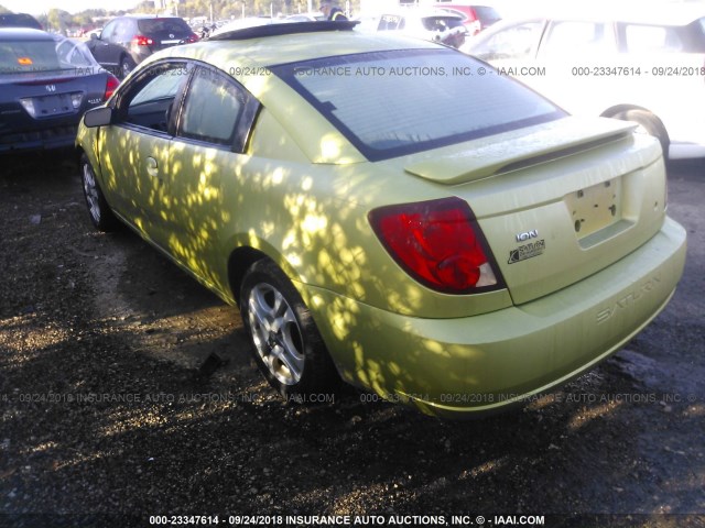 1G8AW14FX4Z131892 - 2004 SATURN ION LEVEL 3 GREEN photo 3