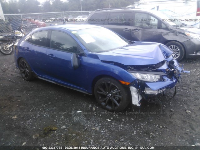SHHFK7H48JU416965 - 2018 HONDA CIVIC SPORT 蓝色 照片 1