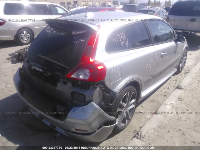 YV1MK672182057310 - 2008 VOLVO C30 T5 SILVER photo 4