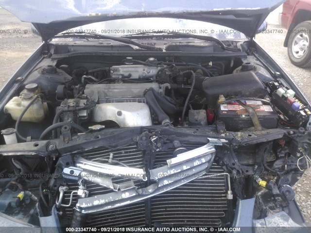 4T1BG22KX1U849069 - 2001 TOYOTA CAMRY CE/LE/XLE Light Blue photo 10