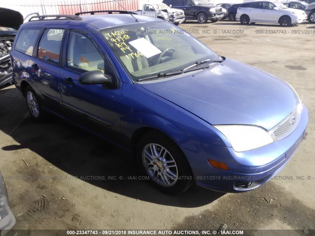 1FAHP36N75W178677 - 2005 FORD FOCUS ZXW BLUE photo 1