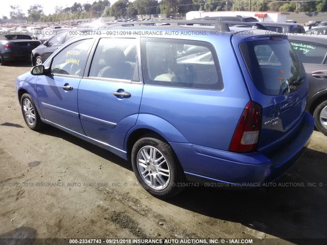 1FAHP36N75W178677 - 2005 FORD FOCUS ZXW BLUE photo 3