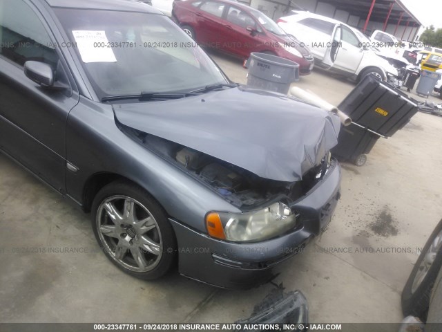 YV1RS592852474092 - 2005 VOLVO S60 2.5T GRAY photo 6