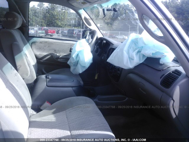 5TBBT44123S421061 - 2003 TOYOTA TUNDRA ACCESS CAB SR5 WHITE photo 5