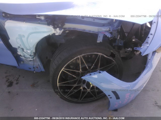 WBS4Y9C54JAC88036 - 2018 BMW M4 BLUE photo 6