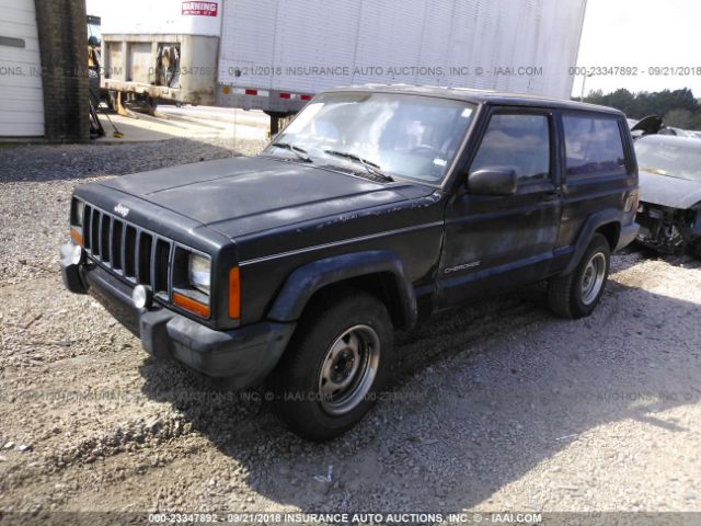 1J4FT27P5WL171182 - 1998 JEEP CHEROKEE SE BLACK photo 2