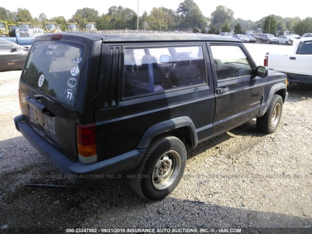 1J4FT27P5WL171182 - 1998 JEEP CHEROKEE SE BLACK photo 4