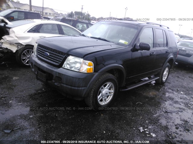1FMZU72K53UB46745 - 2003 FORD EXPLORER XLS/XLS SPORT BLACK photo 2