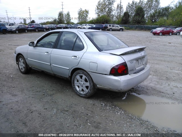 3N1CB51A15L460972 - 2005 NISSAN SENTRA 1.8S SILVER photo 3