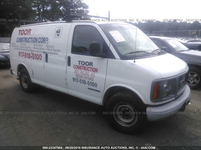 1GTHG35R521174778 - 2002 GMC SAVANA G3500 WHITE photo 1