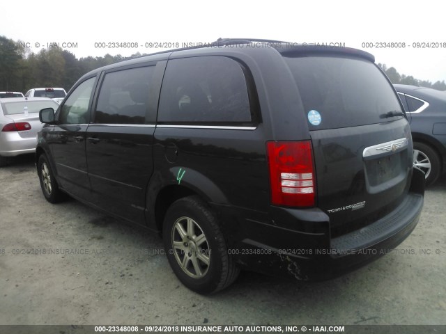 2A8HR54P48R776672 - 2008 CHRYSLER TOWN & COUNTRY TOURING BLACK photo 3