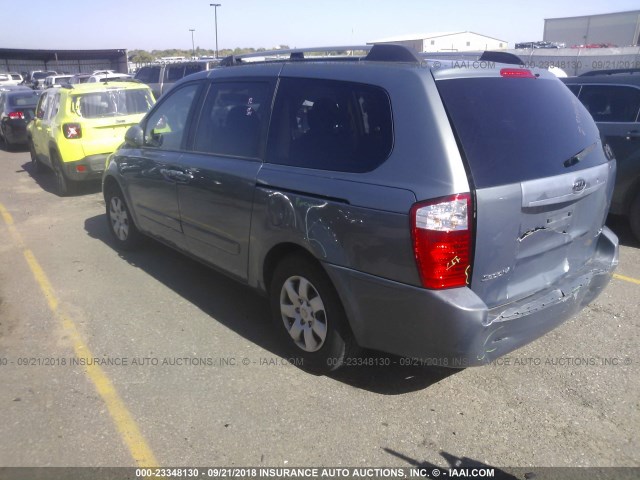 KNDMB233966081874 - 2006 KIA SEDONA EX/LX GRAY photo 3