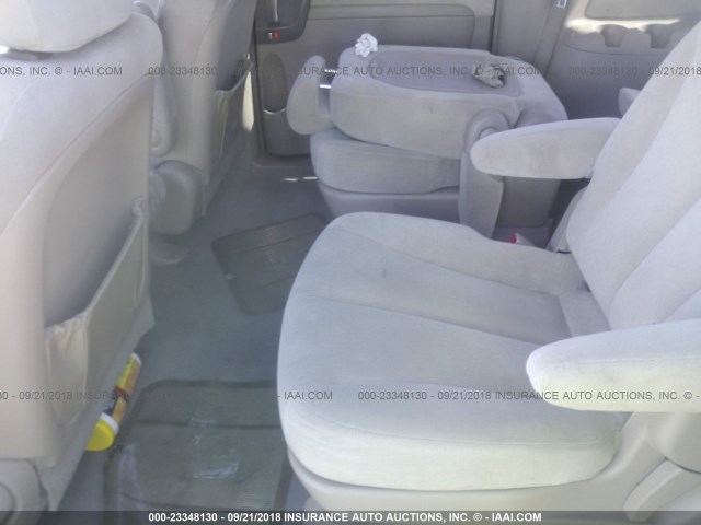 KNDMB233966081874 - 2006 KIA SEDONA EX/LX GRAY photo 8