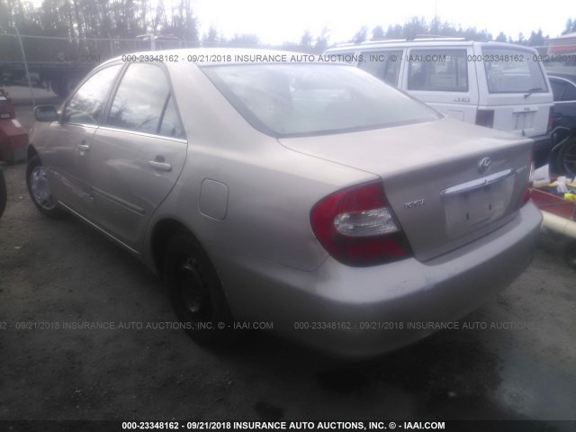 4T1BE32KX3U136428 - 2003 TOYOTA CAMRY LE/XLE/SE Қоңыр фото 3