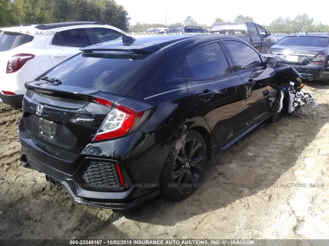 SHHFK7H48JU201845 - 2018 HONDA CIVIC SPORT 黑色 照片 4