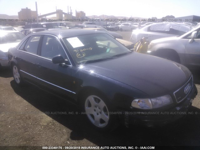 WAUBG34DXWN006951 - 1998 AUDI A8 QUATTRO BLUE photo 1