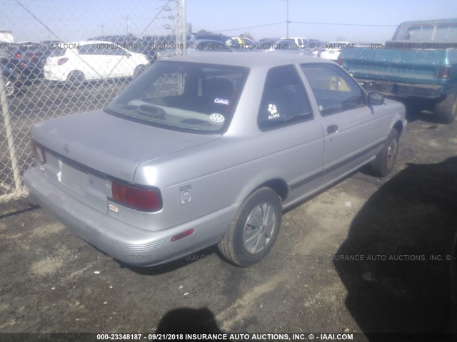 1N4EB32A0RC788187 - 1994 NISSAN SENTRA E/XE/SE/LE SILVER photo 4