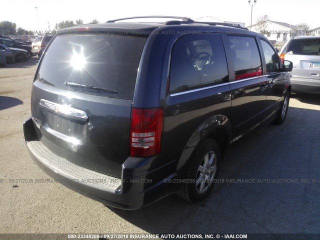 2A8HR54P48R135375 - 2008 CHRYSLER TOWN & COUNTRY TOURING BLUE photo 4