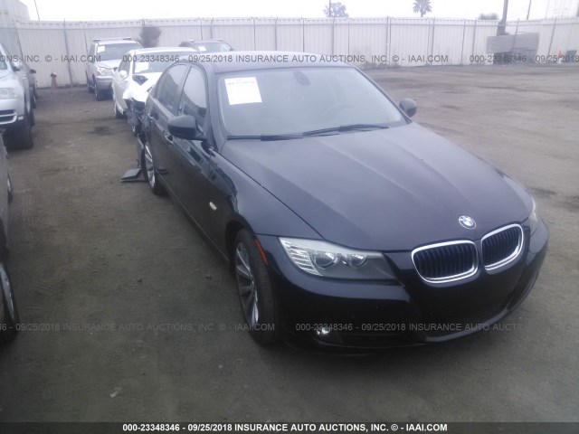 WBAPH5G51BNM81532 - 2011 BMW 328 I SULEV BLACK photo 1