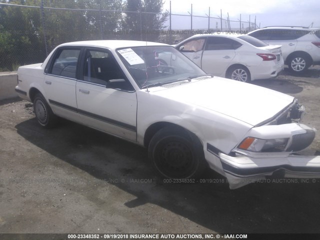 1G4AG54N7N6475650 - 1992 BUICK CENTURY SPECIAL WHITE photo 1