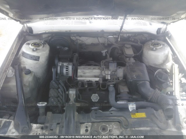 1G4AG54N7N6475650 - 1992 BUICK CENTURY SPECIAL WHITE photo 10