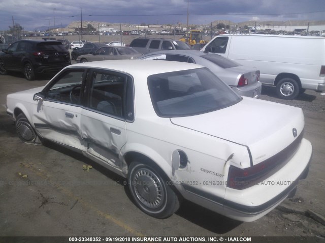 1G4AG54N7N6475650 - 1992 BUICK CENTURY SPECIAL WHITE photo 3